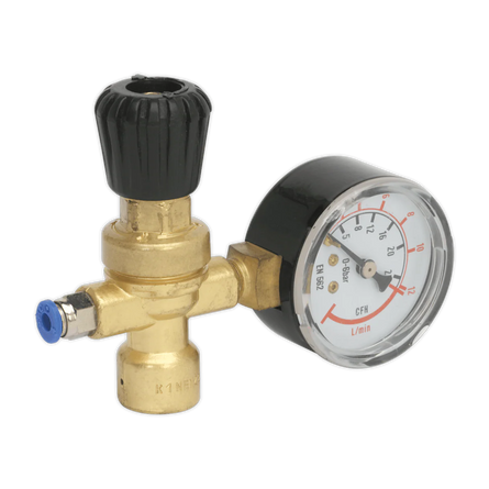 Sealey REG/MMG MIG Gas Regulator Disposable Cylinder 1 Gauge - MIG Accessories - SLY-8728 - Sealey Tools UK - Workshop Tool Storage