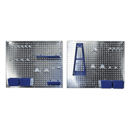 Sealey S01102 Wall Storage Pegboard Set 34pc - S01102 - Sealey Tools UK - Workshop Tool Storage