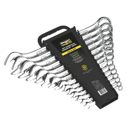 Sealey S0402 Combination Spanner Set 14pc Metric - S0402 - Sealey Tools UK - Workshop Tool Storage