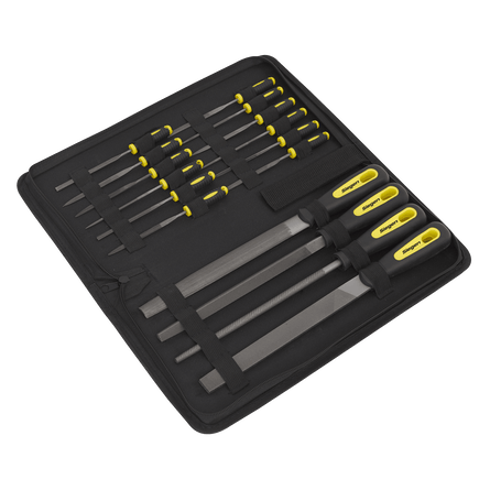 Sealey S05781 File Set 16pc Engineer's & Needle - S05781 - Sealey Tools UK - Workshop Tool Storage