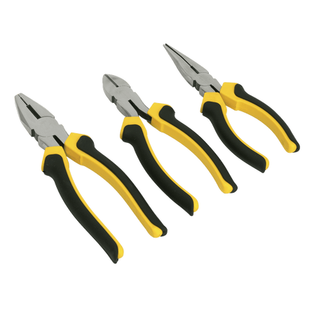 Sealey S0645 Comfort Grip Pliers Set 3pc - S0645 - Sealey Tools UK - Workshop Tool Storage
