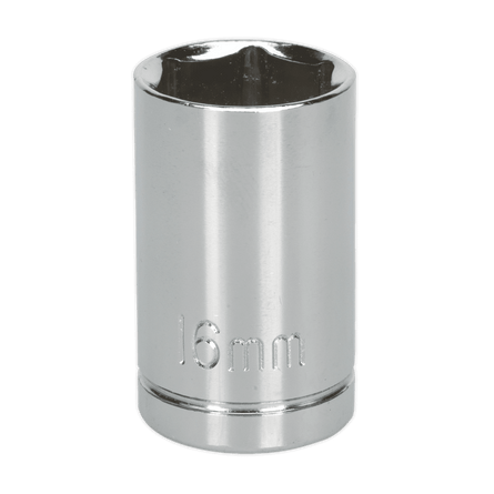 Sealey S0654 WallDrive® Socket 16mm 1/2"Sq Drive - S0654 - Sealey Tools UK - Workshop Tool Storage