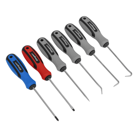 Sealey S0774 Mini Pick & Screwdriver Set 6pc - S0774 - Sealey Tools UK - Workshop Tool Storage