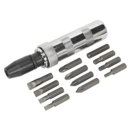 Sealey S0844 Impact Driver Set 15pc - S0844 - Sealey Tools UK - Workshop Tool Storage