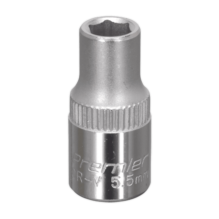Sealey S14055 WallDrive® Socket 5.5mm 1/4"Sq Drive - S14055 - Sealey Tools UK - Workshop Tool Storage