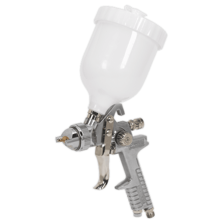 Sealey S642G Spray Gun Gravity Feed 1.8mm Set - Up - S642G - Sealey Tools UK - Workshop Tool Storage