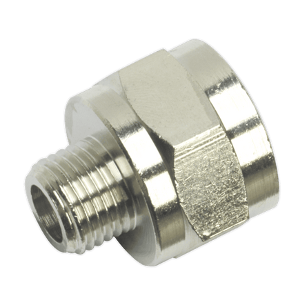 Sealey SA1/1412F Adaptor 1/4"BSPT Male to 1/2"BSP Female - SA1/1412F - Sealey Tools UK - Workshop Tool Storage