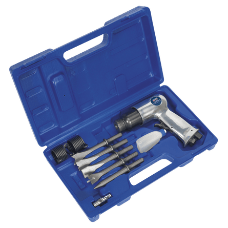 Sealey SA12/S Air Hammer Kit with Chisels Medium Stroke - SA12/S - Sealey Tools UK - Workshop Tool Storage