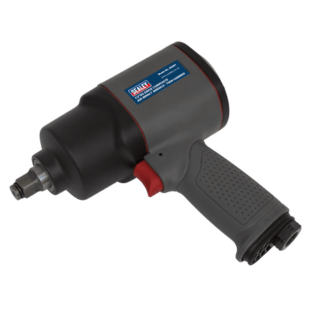Sealey SA201 Air Impact Wrench 1/2"Sq Drive Composite - Twin Hammer - SA201 - Sealey Tools UK - Workshop Tool Storage