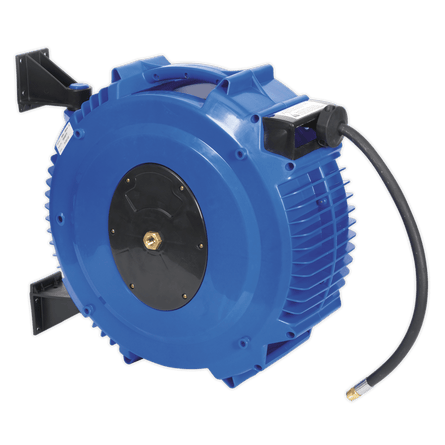 Sealey SA88 Retractable Air Hose Reel 20m 10mm ID Rubber Hose - SA88 - Sealey Tools UK - Workshop Tool Storage