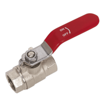 Sealey SA907 Lever Ball Valve 3/8"BSP (F) x 3/8"BSP (F) - SA907 - Sealey Tools UK - Workshop Tool Storage