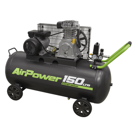 Sealey SAC15030B Air Compressor 150L Belt Drive 3hp - SAC15030B - Sealey Tools UK - Workshop Tool Storage