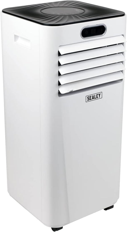 Sealey SAC7000 Portable Air Conditioner/Dehumidifier/Air Cooler with Window Sealing Kit 7,000Btu/hr - SAC7000 - Sealey Tools UK - Workshop Tool Storage