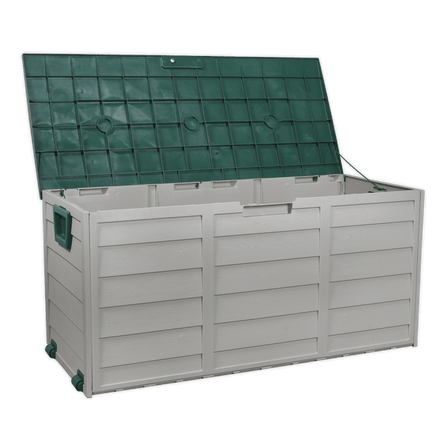 Sealey SBSC01 Outdoor Storage Box 460 x 1120 x 540mm Polypropylene - SBSC01 - Sealey Tools UK - Workshop Tool Storage
