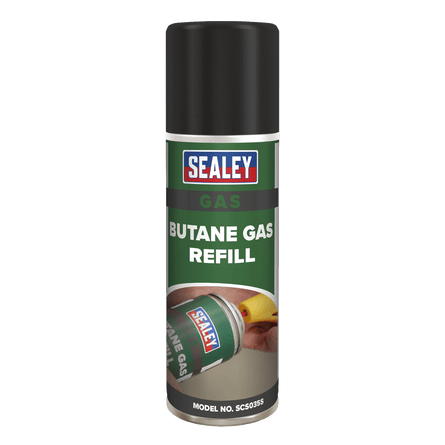 Sealey SCS035S Butane Gas Refill 200ml - SCS035S - Sealey Tools UK - Workshop Tool Storage