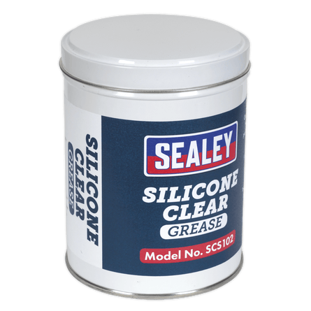Sealey SCS102 Silicone Clear Grease 500g Tin - SCS102 - Sealey Tools UK - Workshop Tool Storage