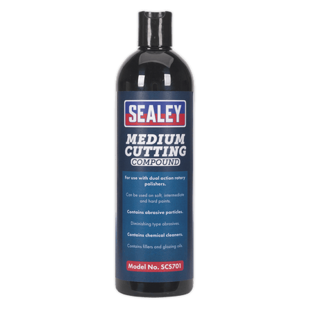 Sealey SCS701 Cutting Compound Medium 500ml - SCS701 - Sealey Tools UK - Workshop Tool Storage