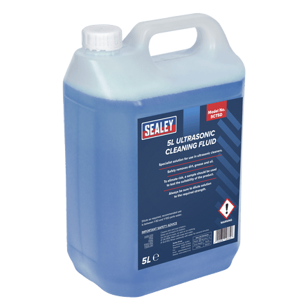 Sealey SCT5D Ultrasonic Cleaning Fluid 5L - SCT5D - Sealey Tools UK - Workshop Tool Storage