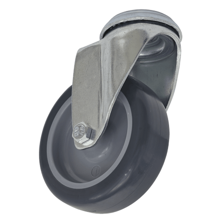 Sealey SCW275SB Castor Wheel Bolt Hole Swivel 75mm - SCW275SB - Sealey Tools UK - Workshop Tool Storage
