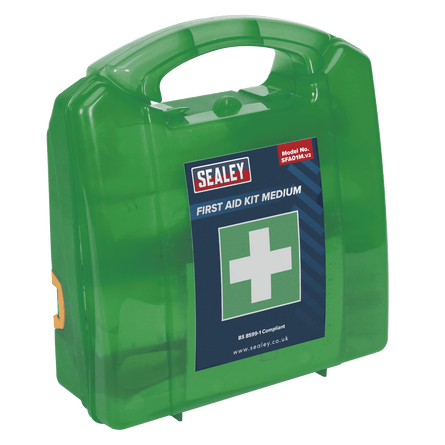 Sealey SFA01M First Aid Kit Medium - BS 8599 - 1 Compliant - SFA01M - Sealey Tools UK - Workshop Tool Storage