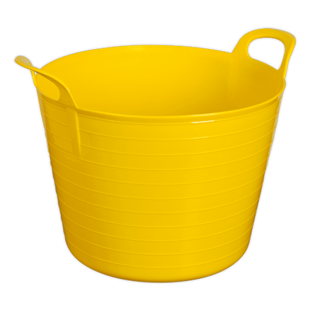 Sealey SFT40Y Heavy - Duty Flexi Tub 40L - Yellow - SFT40Y - Sealey Tools UK - Workshop Tool Storage
