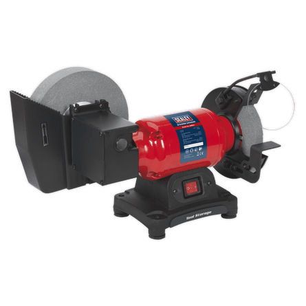 Sealey SM521 Bench Grinder Wet & Dry 200/150mm 250W/230V - SM521 - Sealey Tools UK - Workshop Tool Storage