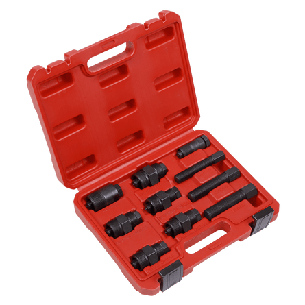 Sealey SMC48 Motorcycle Flywheel Puller Set 10pc - SMC48 - Sealey Tools UK - Workshop Tool Storage