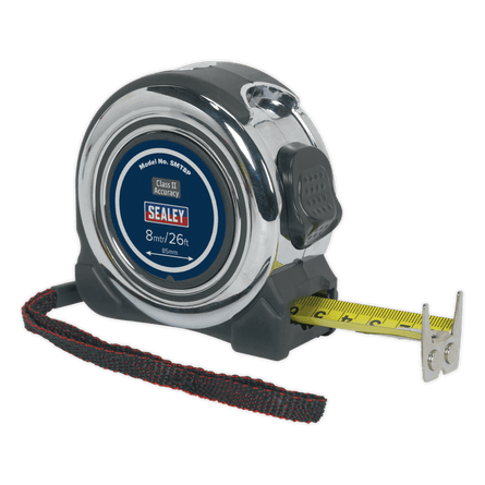 Sealey SMT8P Professional Tape Measure 8m(26ft) - SMT8P - Sealey Tools UK - Workshop Tool Storage