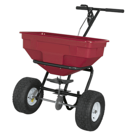 Sealey SPB57W Broadcast Spreader 57kg Walk Behind - SPB57W - Sealey Tools UK - Workshop Tool Storage