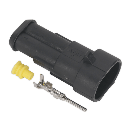 Sealey SSC2M Superseal Male Connector 2 - Way Pack of 5 - SSC2M - Sealey Tools UK - Workshop Tool Storage