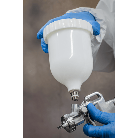 Sealey SSG501 Spray Gun Gravity Feed 2.2mm Set - Up - Refinishing Spray Guns - SLY-9718 - Sealey Tools UK - Workshop Tool Storage