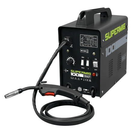 Sealey SUPERMIG100 No - Gas MIG Welder 100A 230V - SUPERMIG100 - Sealey Tools UK - Workshop Tool Storage