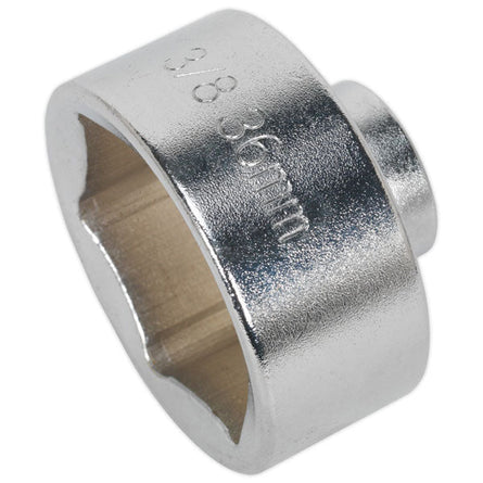 Sealey SX114 Low Profile Oil Filter Socket 36mm 3/8in Sq Drive - Engine - SLY-10718 - Sealey Tools UK - Workshop Tool Storage