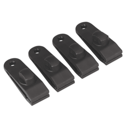Sealey TARP4 Tarpaulin Clip Pack of 4 - TARP4 - Sealey Tools UK - Workshop Tool Storage