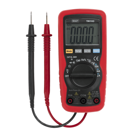 Sealey TM103 Professional Auto - Ranging Digital Multimeter - 11 - Function - TM103 - Sealey Tools UK - Workshop Tool Storage