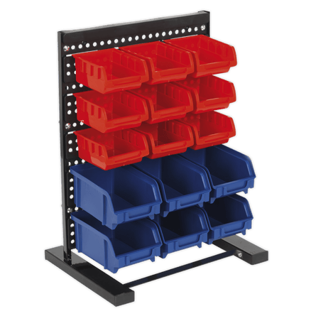 Sealey TPS1569 Bin Storage System Bench Mounting 15 Bin - TPS1569 - Sealey Tools UK - Workshop Tool Storage