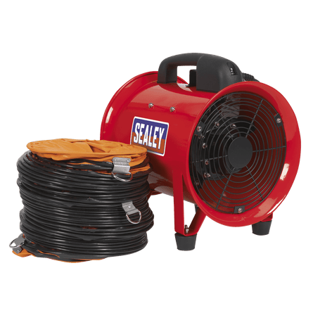 Sealey VEN200 Portable Ventilator 200mm with 5m Ducting - VEN200 - Sealey Tools UK - Workshop Tool Storage