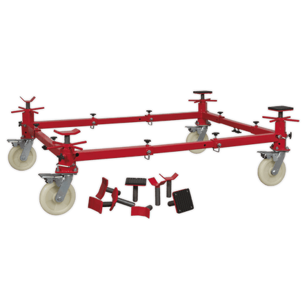 Sealey VMD002 Vehicle Moving Dolly 4 Post 900kg - VMD002 - Sealey Tools UK - Workshop Tool Storage