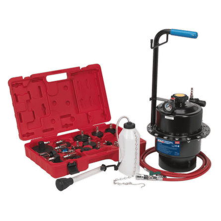 Sealey VS0204 Pneumatic Brake & Clutch Pressure Bleeder Kit - VS0204 - Sealey Tools UK - Workshop Tool Storage