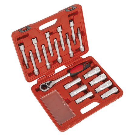 Sealey VS0331 Shock Absorber Strut Nut Kit 18pc - VS0331 - Sealey Tools UK - Workshop Tool Storage
