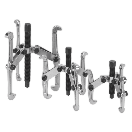 Sealey VS77 Triple Leg Gear Reversible Puller Set 3pc - VS77 - Sealey Tools UK - Workshop Tool Storage