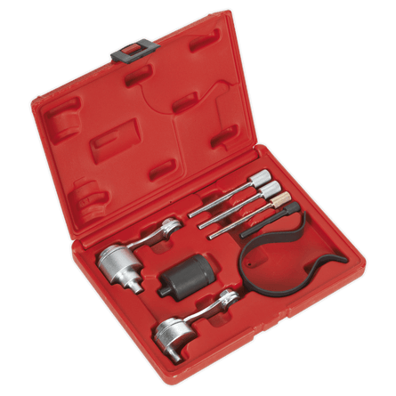 Sealey VSE5000A Diesel Engine Timing Tool Kit - for Land Rover, Jaguar, Citroen, Peugeot 2.7D, 3.0D - Belt Drive - VSE5000A - Sealey Tools UK - Workshop Tool Storage