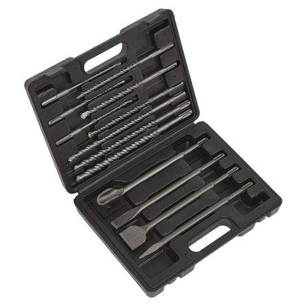 Sealey WDCS SDS Plus Drill Bit & Chisel Set 13pc - WDCS - Sealey Tools UK - Workshop Tool Storage