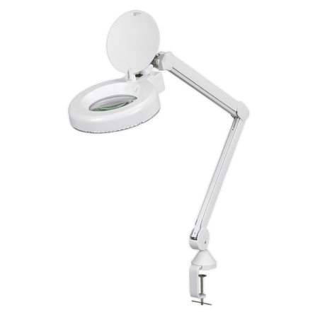 Sealey WL483D Bench Mounting Magnifying Work Light 48 SMD LED 230V - WL483D - Sealey Tools UK - Workshop Tool Storage