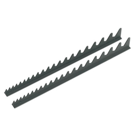 Sealey WR01 Sharks Teeth Spanner Rack 2pc - WR01 - Sealey Tools UK - Workshop Tool Storage