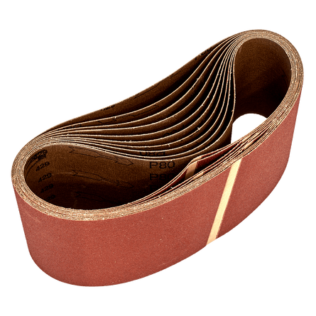 Sealey WSB6280 Sanding Belt 100 x 620mm 80Grit - Pack of 10 - WSB6280 - Sealey Tools UK - Workshop Tool Storage