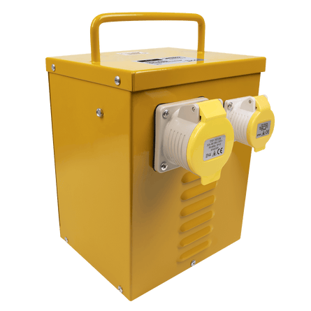Sealey WST5000MV/2 5kVA Portable Vented Transformer 16/32A Outlets - WST5000MV/2 - Sealey Tools UK - Workshop Tool Storage