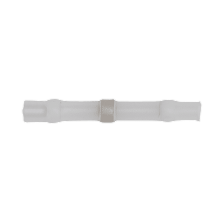 Sealey WTSSB25 Heat Shrink Butt Connector Solder Terminal 24 - 22 AWG White Pack of 25 - WTSSB25 - Sealey Tools UK - Workshop Tool Storage