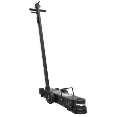 Sealey YAJ15 - 30LE Air Operated Jack 15 - 30tonne Telescopic - Long Reach/Low Entry - YAJ15-30LE - Sealey Tools UK - Workshop Tool Storage