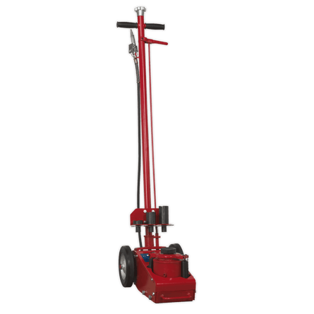 Sealey YAJ20B Air Operated Trolley Jack 20tonne - Single Stage - YAJ20B - Sealey Tools UK - Workshop Tool Storage